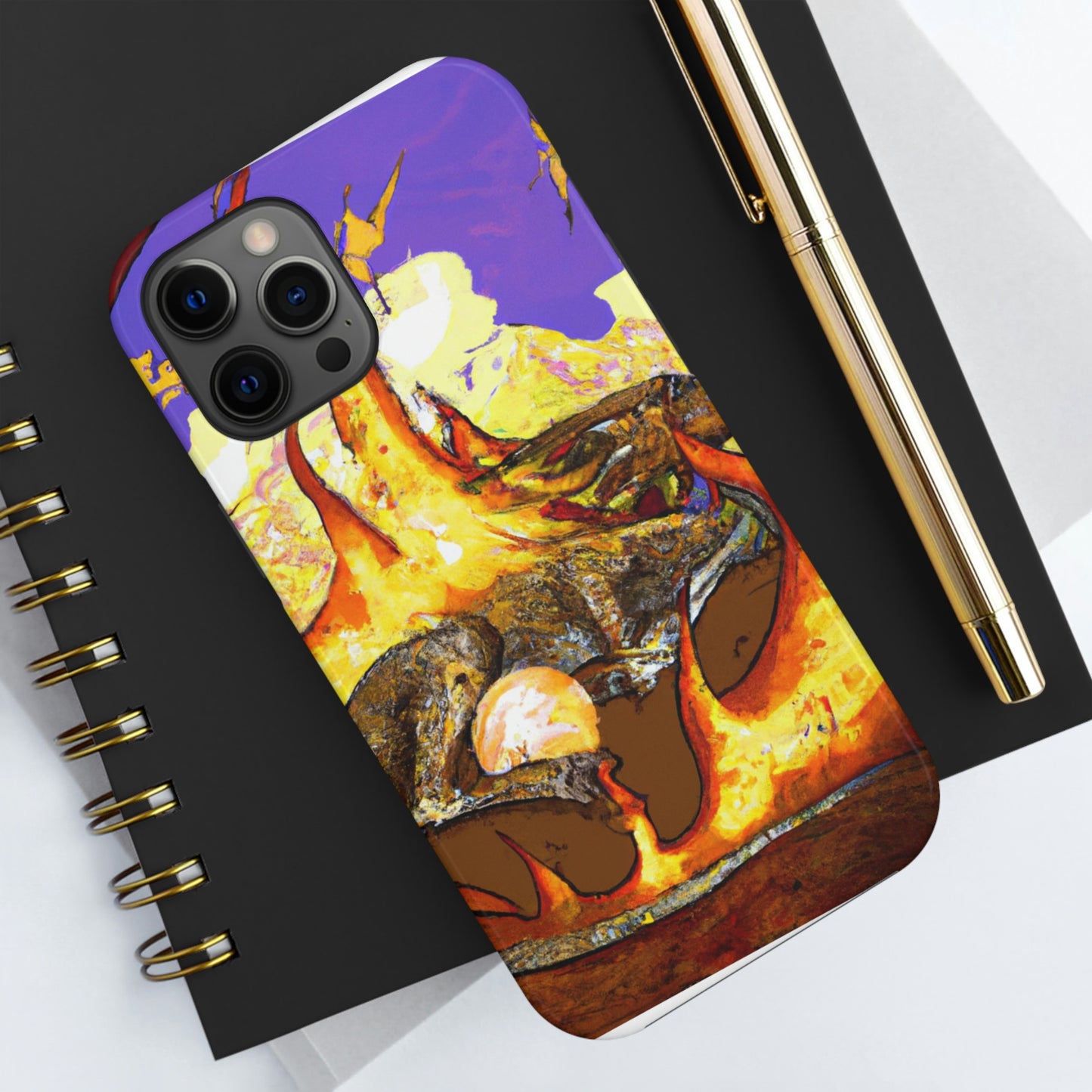 "Un dragón dormido en un abrazo infernal" - The Alien Tough Phone Cases