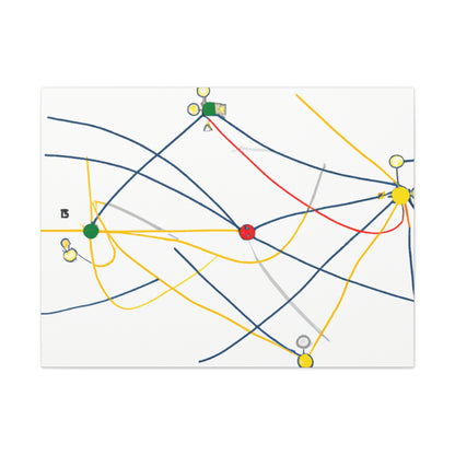 "Explorando la topología dinámica: visualización ingeniosa de una estructura de red". - El Canva alienígena