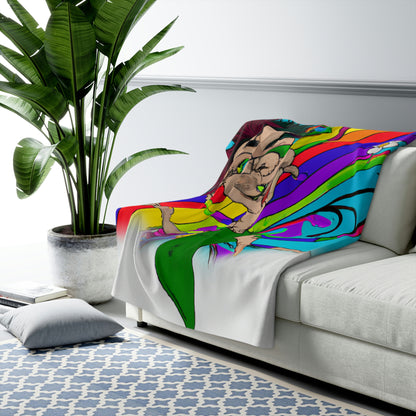 Rainbow Mischief Fairy - The Alien Sherpa Fleece Blanket