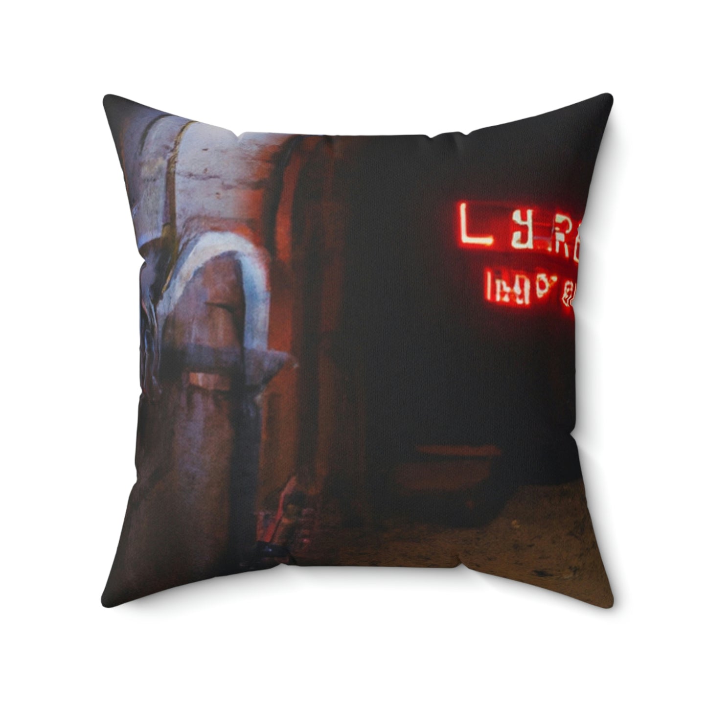 "Brechen Sie aus der unterirdischen Festung aus" - Das Alien Square Pillow