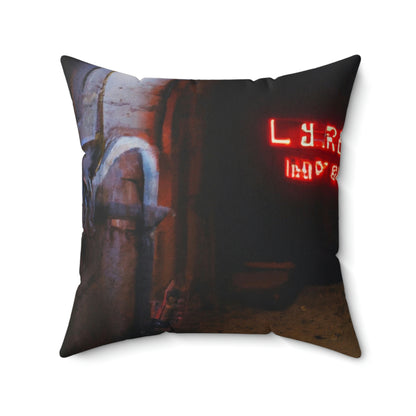 "Brechen Sie aus der unterirdischen Festung aus" - Das Alien Square Pillow