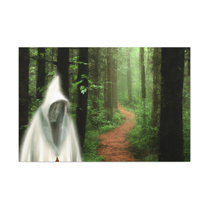 The Mysterious Forest Guide - The Alien Canva