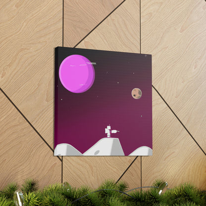 "Una odisea lunar: explorando otro mundo" - The Alien Canva