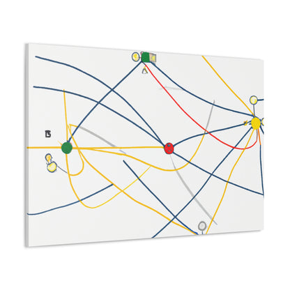 "Exploring the Dynamic Topology: Artful Visualization of a Network Structure." - The Alien Canva