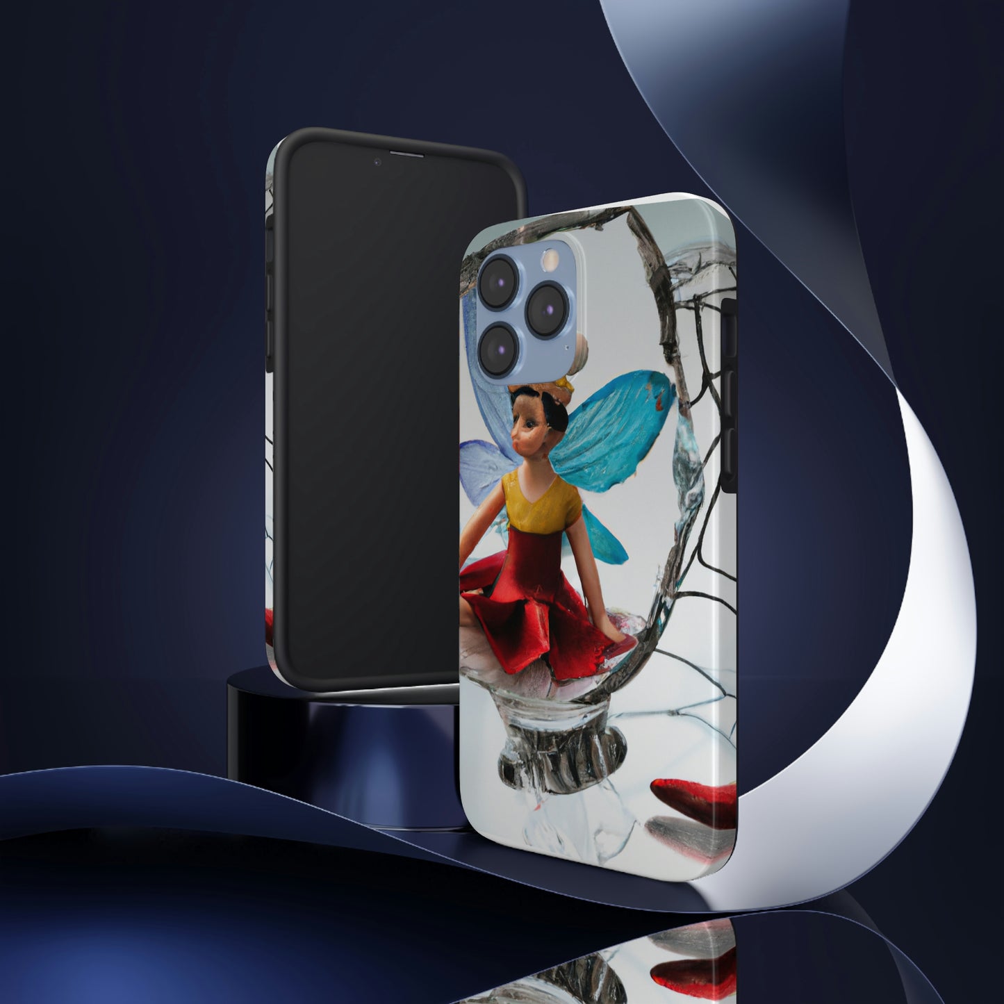 "Cursed Memories: The Broken Fairy's Plight" - The Alien Tough Phone Cases