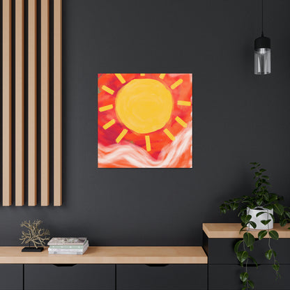 Sunrise Artist - Canvas