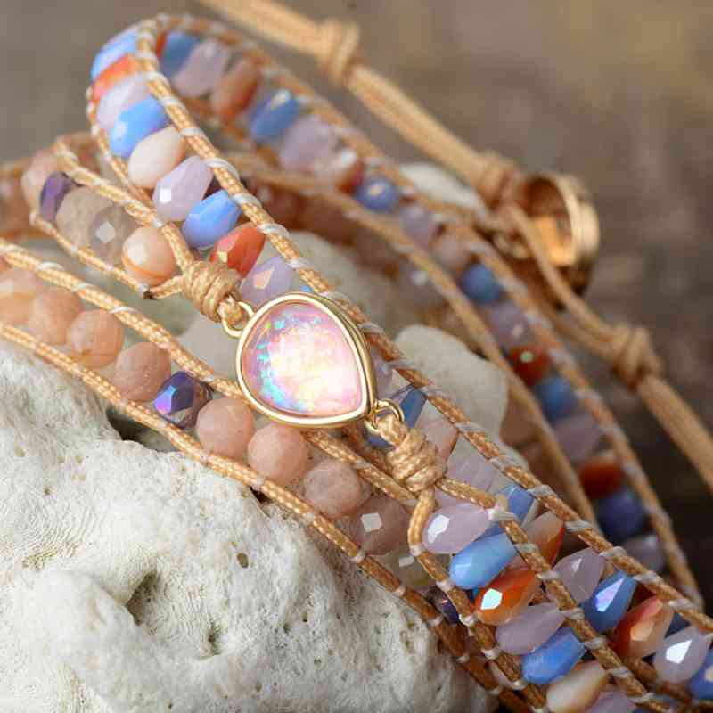 Opal-Perlenarmband