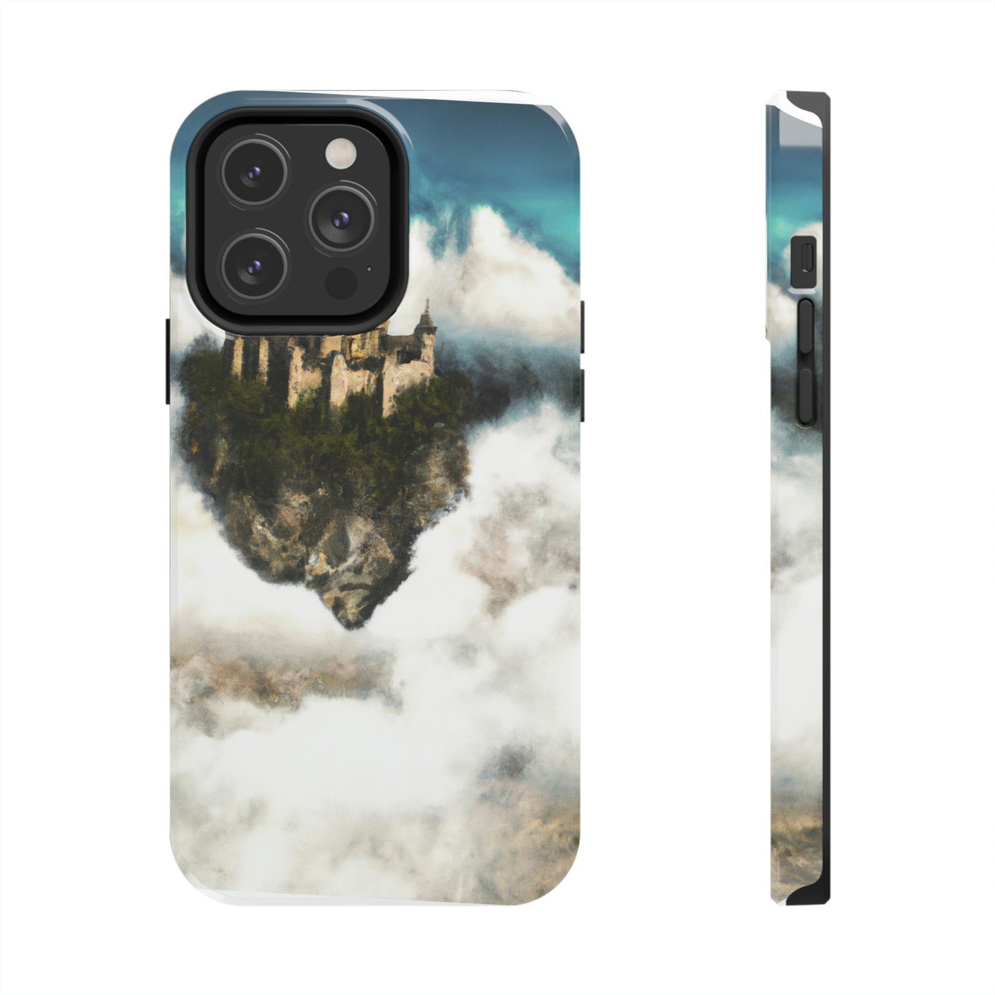 Mystic Castle in the Sky - Die Alien Tough Phone Cases