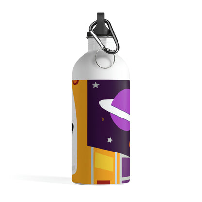 "A Voyage of Celestial Smiles" - The Alien Stainless Steel Water Bottle