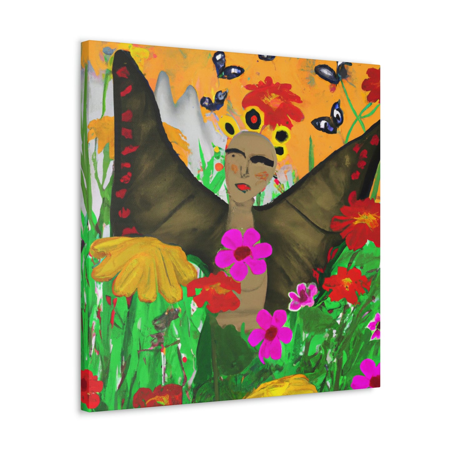 "Butterfly Ballet in the Wildflower Meadow" - The Alien Canva