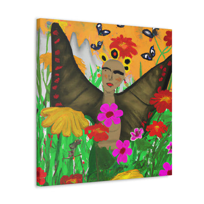 "Ballet de mariposas en el prado de flores silvestres" - The Alien Canva