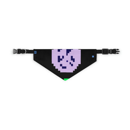 "Lonely Witness of the Night Sky" - The Alien Pet Bandana Collar Pixel Art