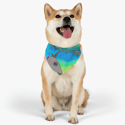 "Majestic Morning Reflections" - The Alien Pet Bandana Collar