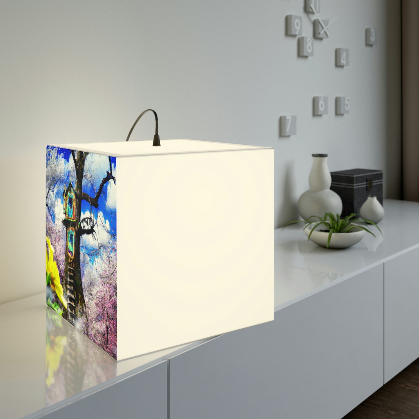 "Forgotten Secrets of the Springtime Forest" - The Alien Light Cube Lamp