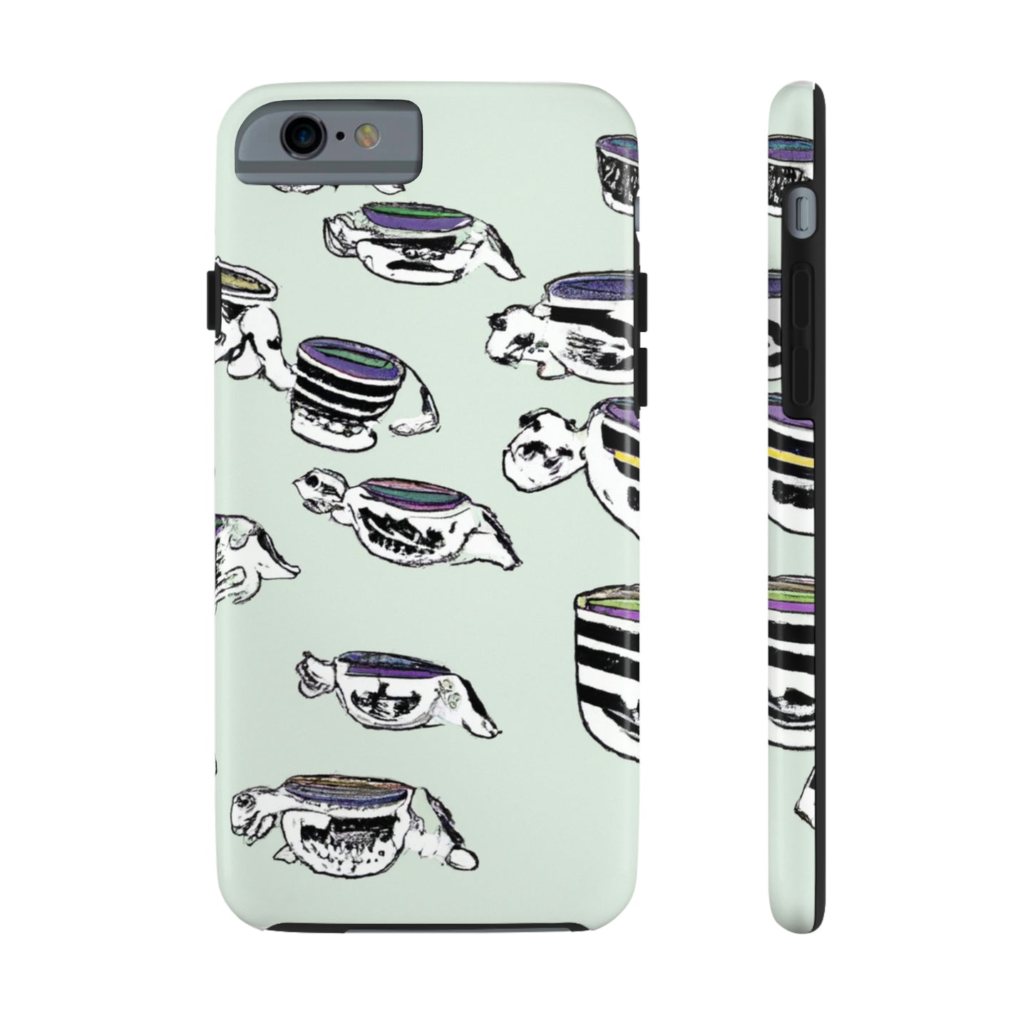 "Eine schnurrende, kostbare Teeparty-Parade" - Die Alien Tough Phone Cases