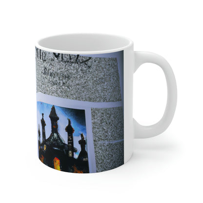 "The Family Curse: A Magical Journey of Discovery" - Taza de cerámica The Alien 11 oz