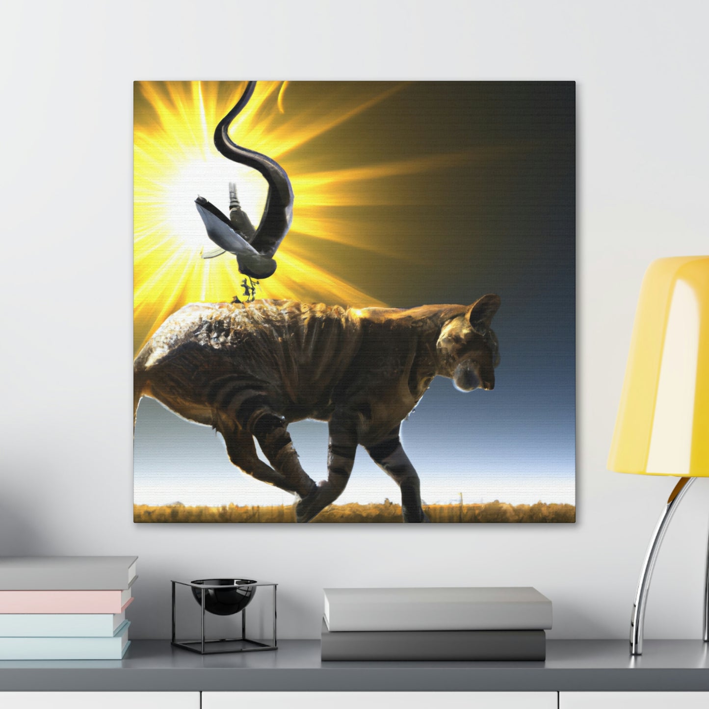 "Ein purrfekter Sonnenstrahl-Moment" - The Alien Canva