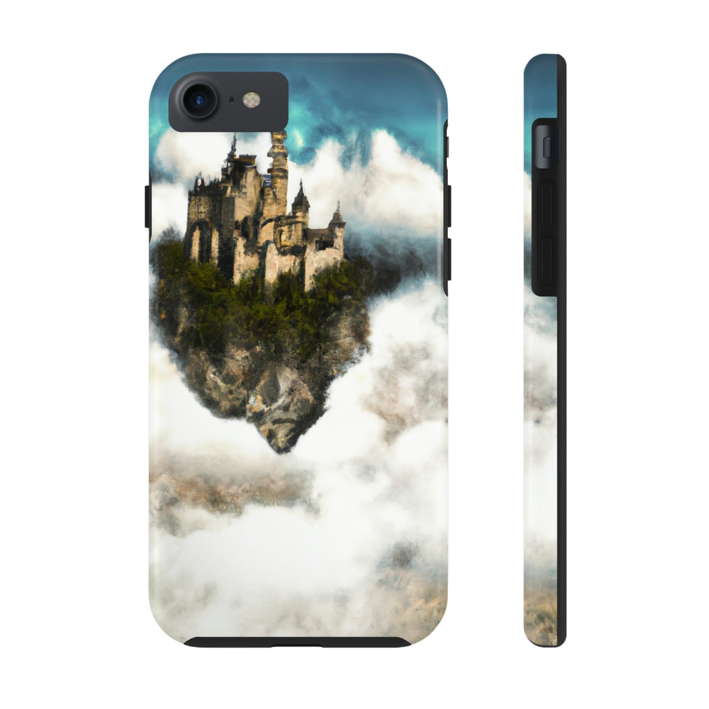 Mystic Castle in the Sky - Die Alien Tough Phone Cases