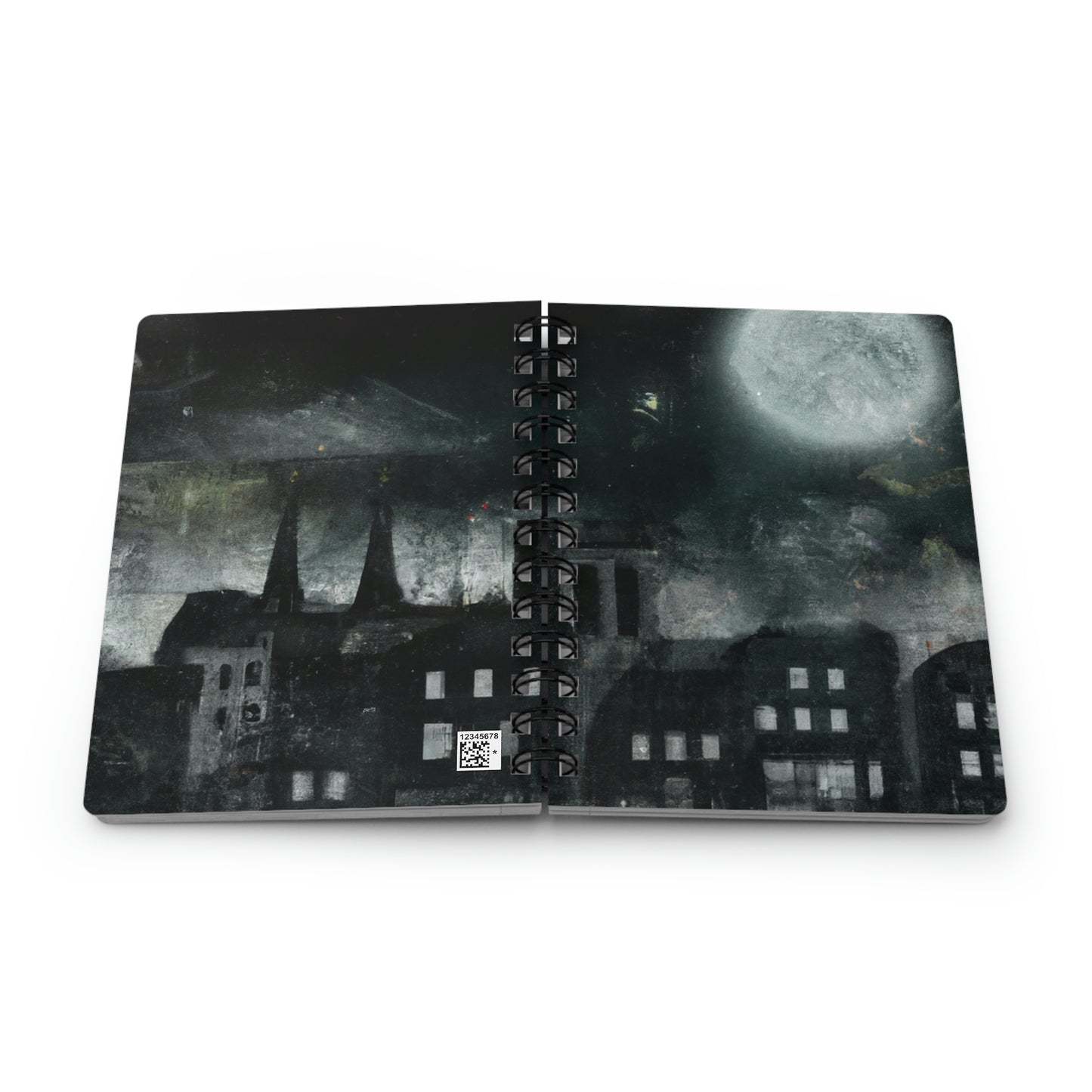 "Luminous Nocturne: A City Lit By Moonlight" - The Alien Spiral Bound Journal