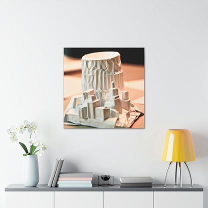 "Urban Sculpture in 3-Dimensions" - Canvas