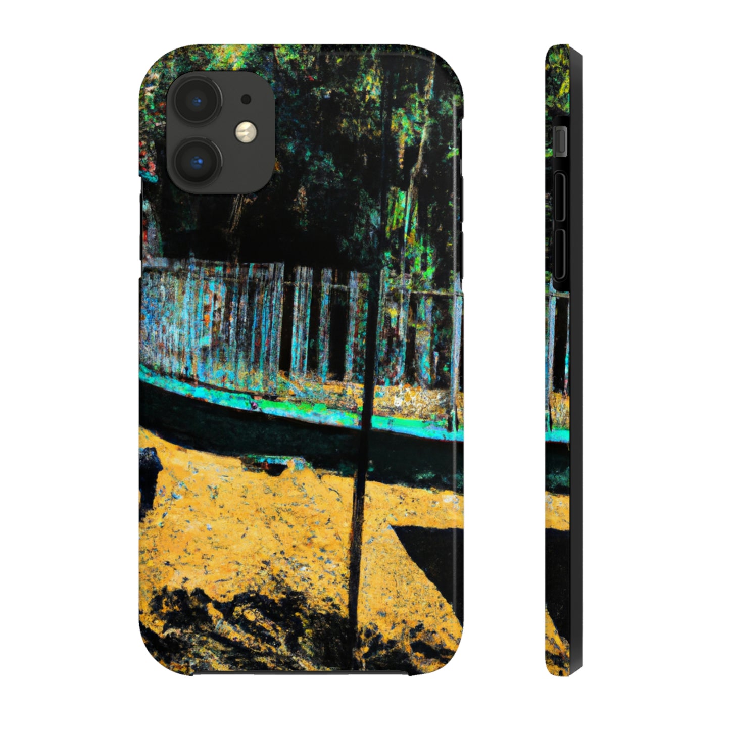 "Lost in the Shadows of Oblivion: A Journey Through the Abandoned Zoo" - The Alien Tough Phone Cases