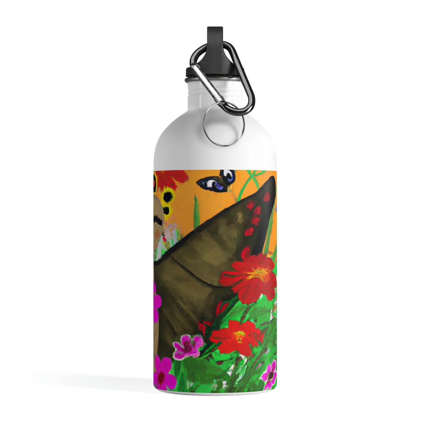 "Butterfly Ballet in the Wildflower Meadow" - The Alien Stainless Steel Water Bottle