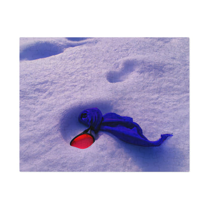 "Buried in the Snow: A Vivid Memory" - The Alien Jigsaw Puzzle