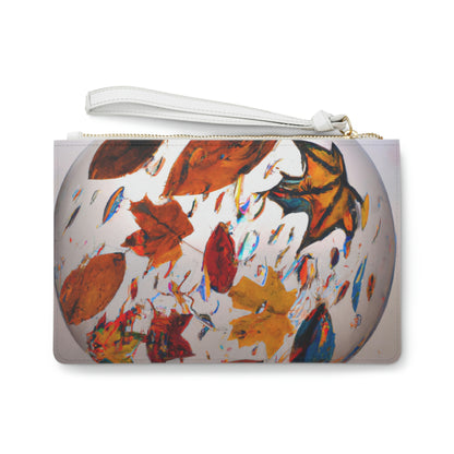 "Herbst in einer Glaskugel" - Die Alien Clutch Bag