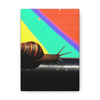 "Rainbow Pot of Gold: A Snail's Slow Trek" - The Alien Canva