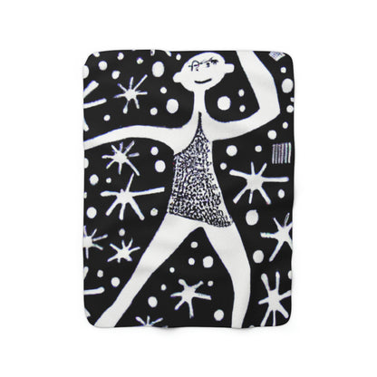 "Dancing Among the Galactic Light" - The Alien Sherpa Fleece Blanket