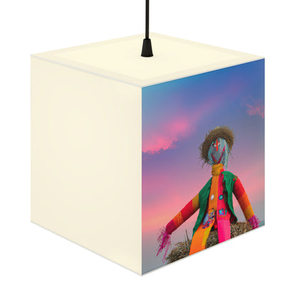 "Harvest's Gilded Glow" - Die Alien Light Cube Lampe