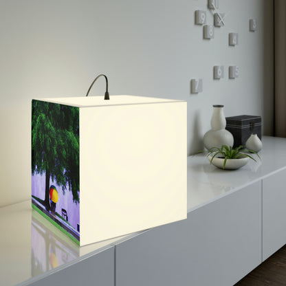 "Beneath the Rainy Sky." - The Alien Light Cube Lamp