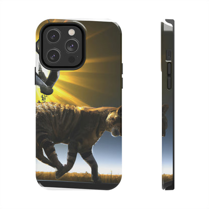 "A Purrfect Sunbeam Moment" - Die Alien Tough Phone Cases