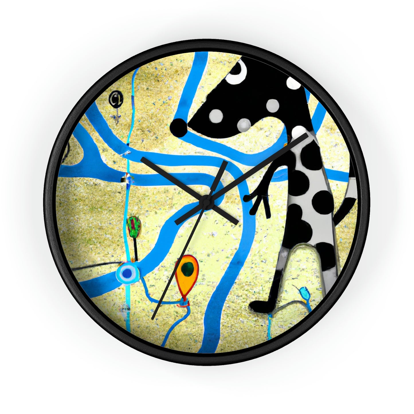 "A Lost Dog's Journey Home" - The Alien Wall Clock