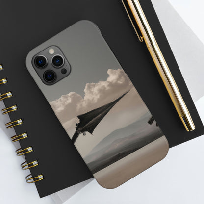 "A Warrior's Last Stand: The Battle Against the Metal Dragon" - Die Alien Tough Phone Cases