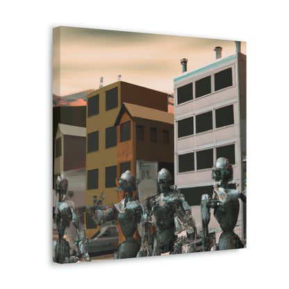 "Robot Town Takeover" - Die Alien-Canva