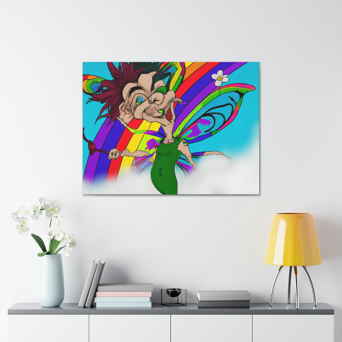 Rainbow Mischief Fairy - The Alien Canva