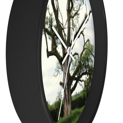 "The Ancient Tree in the Forgotten Meadow" - The Alien Wall Clock