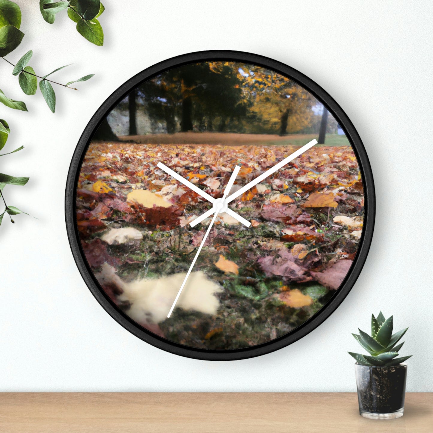 "El misterio olvidado de otoño" - El reloj de pared alienígena