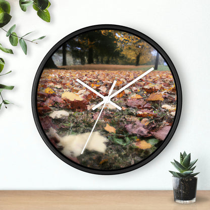 "Autumn's Forgotten Mystery" - The Alien Wall Clock