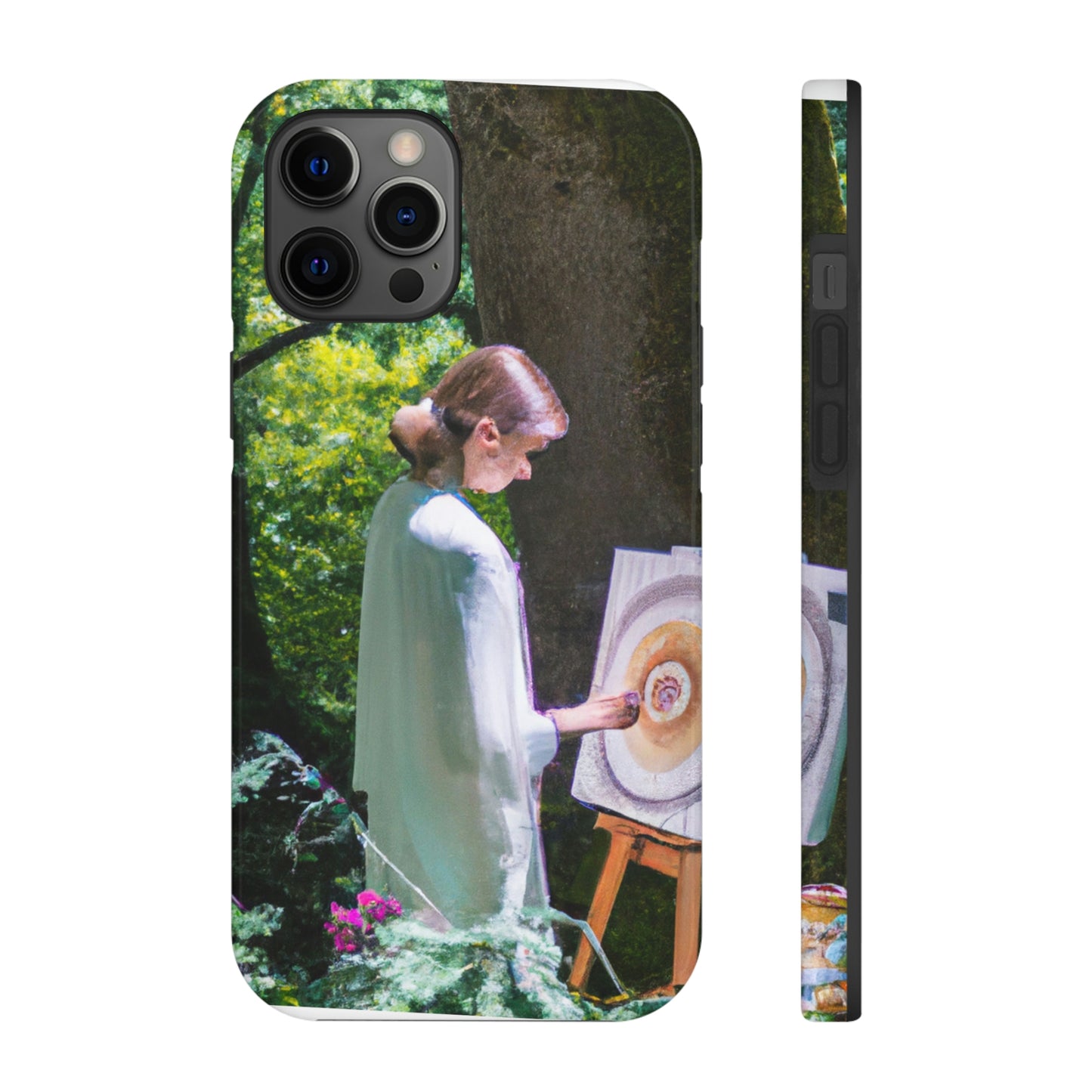 "Enchantment in Oil: A Young Artist's Vision of a Magical Forest" - The Alien Tough Phone Cases