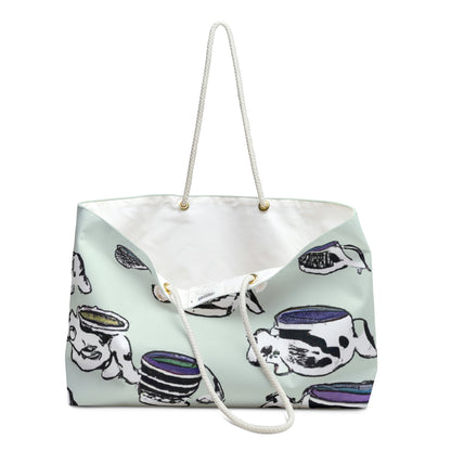 "A Purr-fectly Precious Tea Party Parade" - Die Alien Weekender Bag