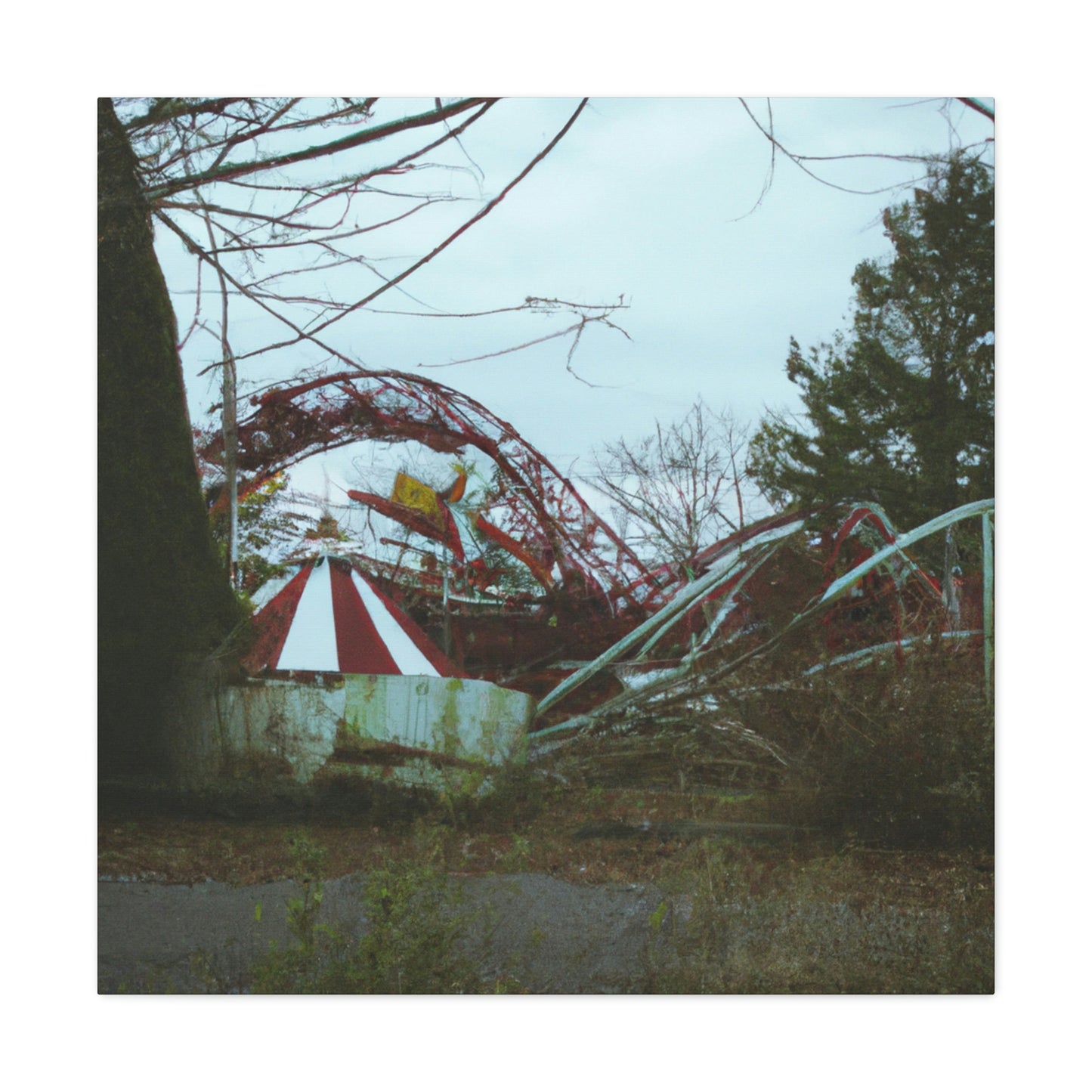 "Lost in Wonderland: An Amusement Park Adventure" - The Alien Canva