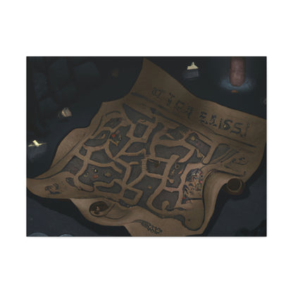 "The Secret of the Map's Puzzle" - The Alien Canva