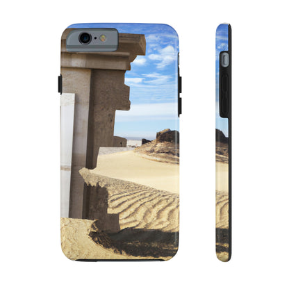 "Lost in the Sands: Discovering the Ancient Temple" - The Alien Tough Phone Cases