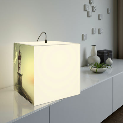 "Ghostly Beacon in the Fog" - Die Alien Light Cube Lampe