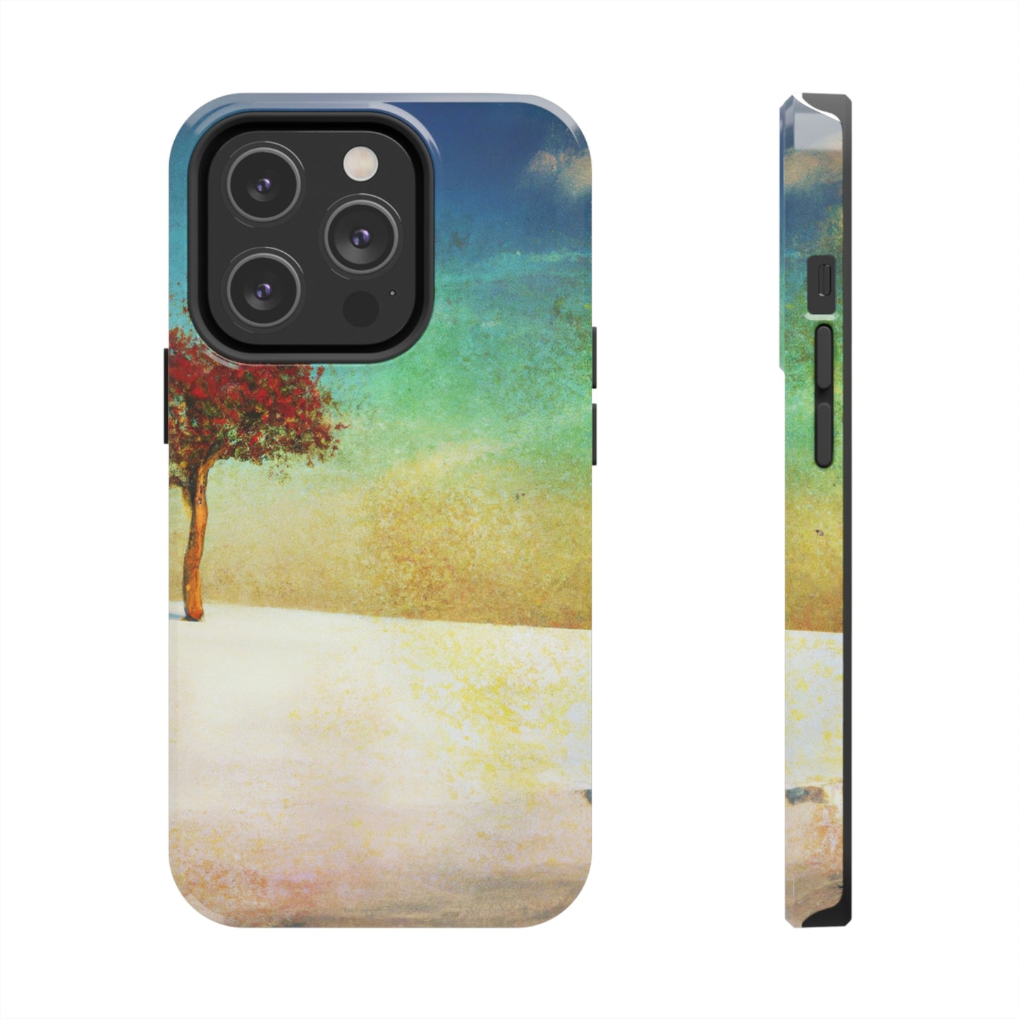 "Alone in the Snowy Meadow" - The Alien Tough Phone Cases