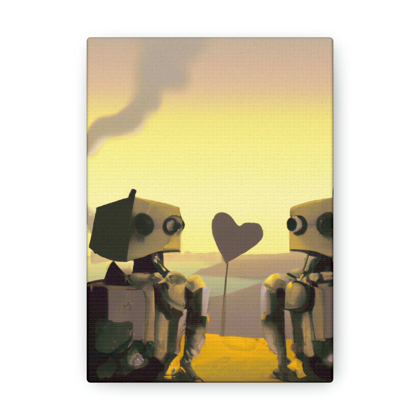 "Robots enamorados: un cuento postapocalíptico" - The Alien Canva