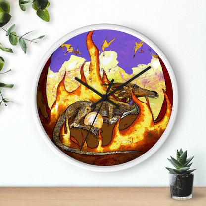 "A Slumbering Dragon in an Infernal Embrace" - The Alien Wall Clock