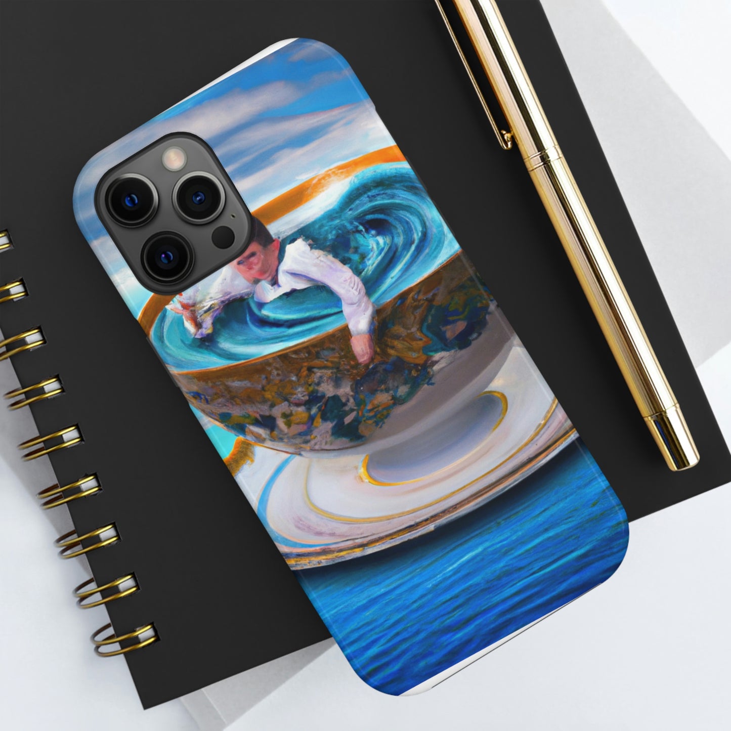 "A la deriva en una Copa China: La historia de la aventura oceánica de un niño perdido" - The Alien Tough Phone Cases